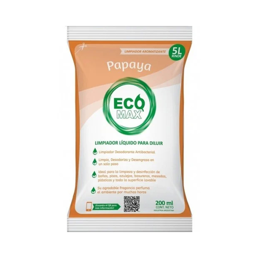 [SE-391733] Desodorante De Piso - Sobre 5Lts - Papaya - Ecomax