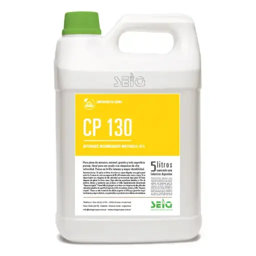 [SE-861018] Detergente Cp 130 (15%) - 5 Lts - Biodegradable - Seiq