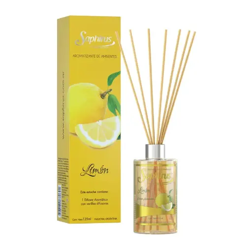 [7798184680691] Difusor Varilla 125 ml - Limon -  Saphirus