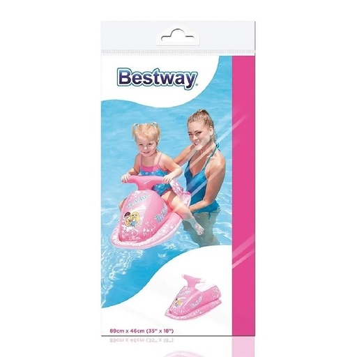 [6942138940015] Moto Agua Inflable Rosa - Bestway