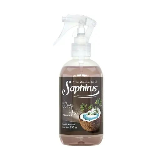 [7798184680110] Perfumina Textil 250Ml - Coco Vai - Saphirus