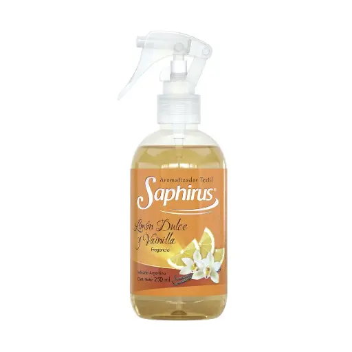 [7798184684255] Perfumina Textil 250Ml - Limon Dulce c/Vainilla - Saphirus