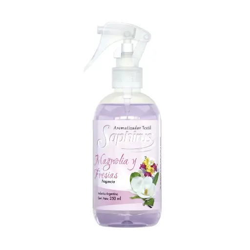 [7798184682329] Perfumina Textil 250Ml - Magnolias & Fresias - Saphirus