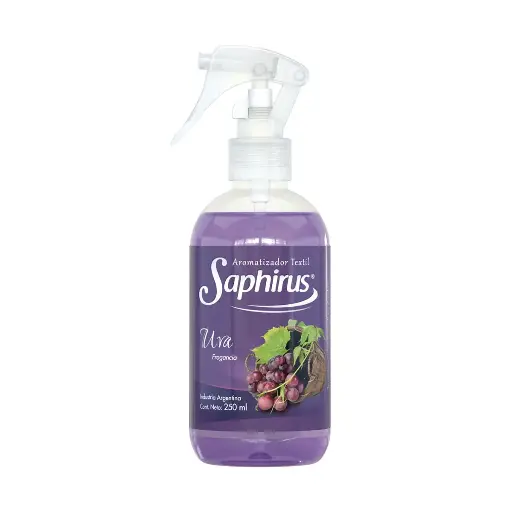 [7798184680035] Perfumina Textil 250Ml - Uva - Saphirus
