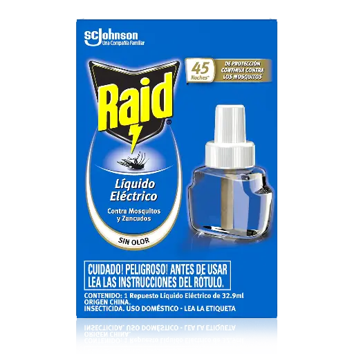 [7790520009746] Raid Liquido 45 Noches Repuesto 32Ml