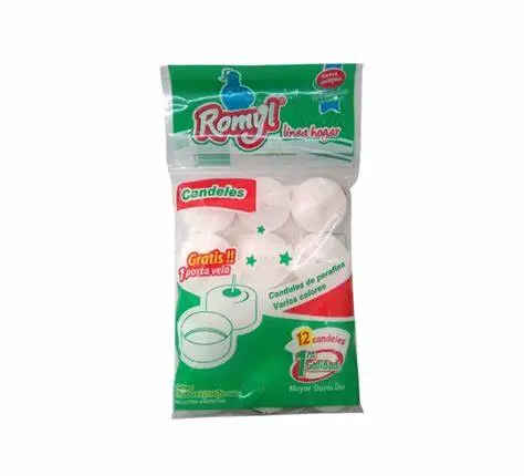 [7798061890441] Vela De Noche Blanca - Romyl